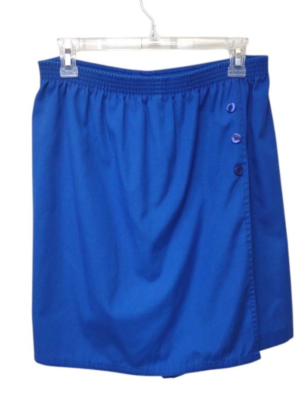 Alfred Dunner Vintage Royal Blue Pull-On Skort Petite 16